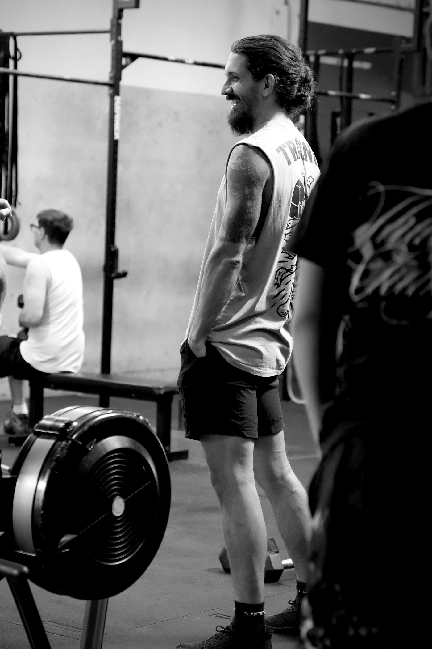 Matthew Robinson, coach at Bones Athletic Co, on the gym floor at Noosaville